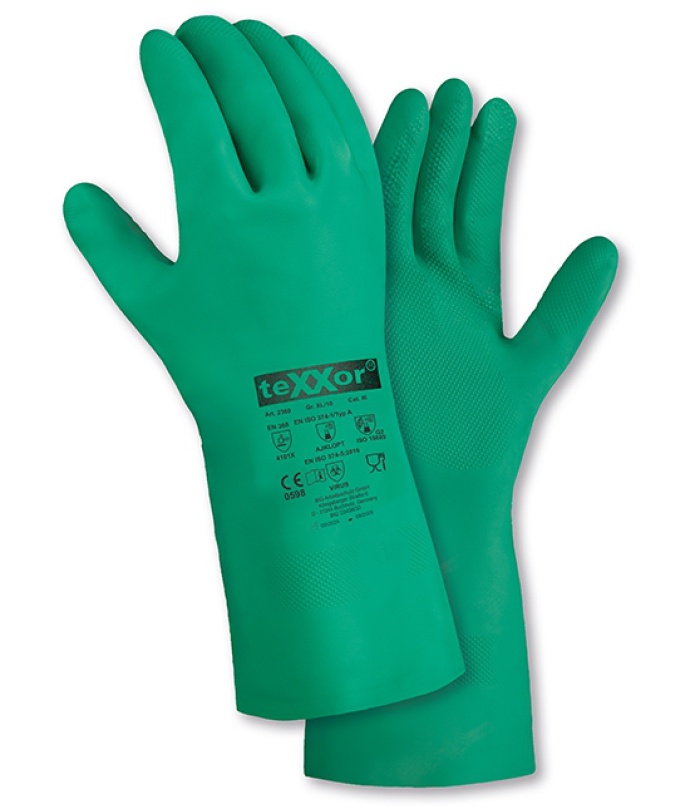 teXXor® Chemikalienschutz-Handschuhe NITRIL